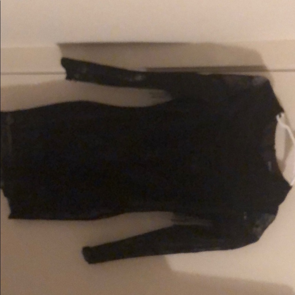 Black body-con dress